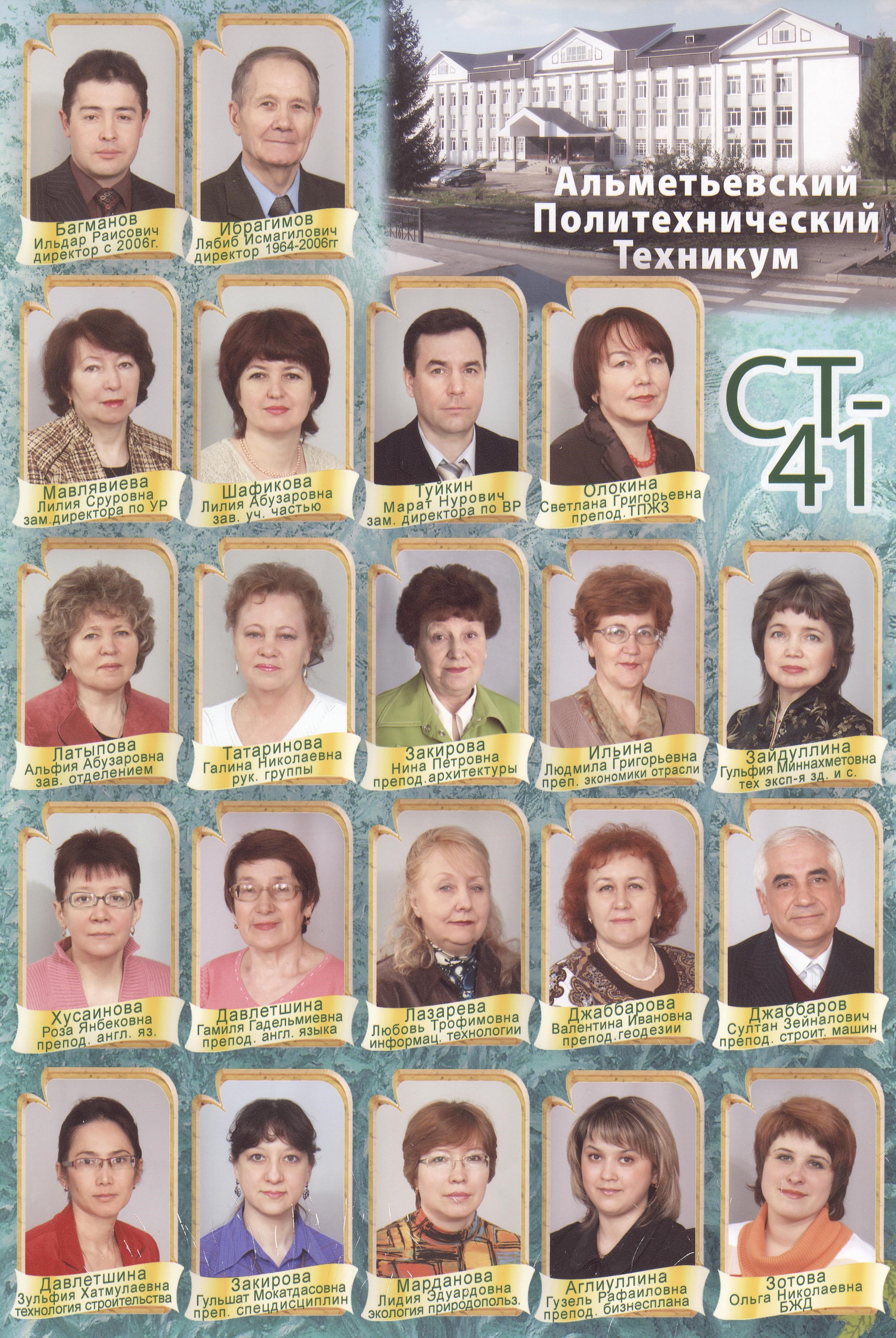 Выпуск гр. СТ-41 2008 год