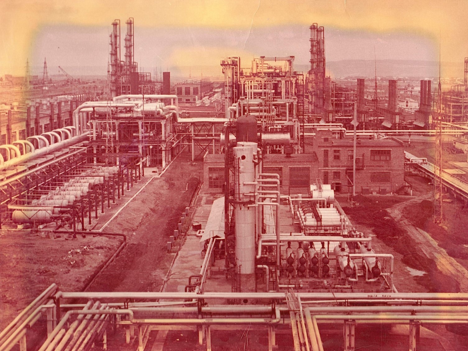 Общий вид Миннибаевского газоперерабатывающего завода